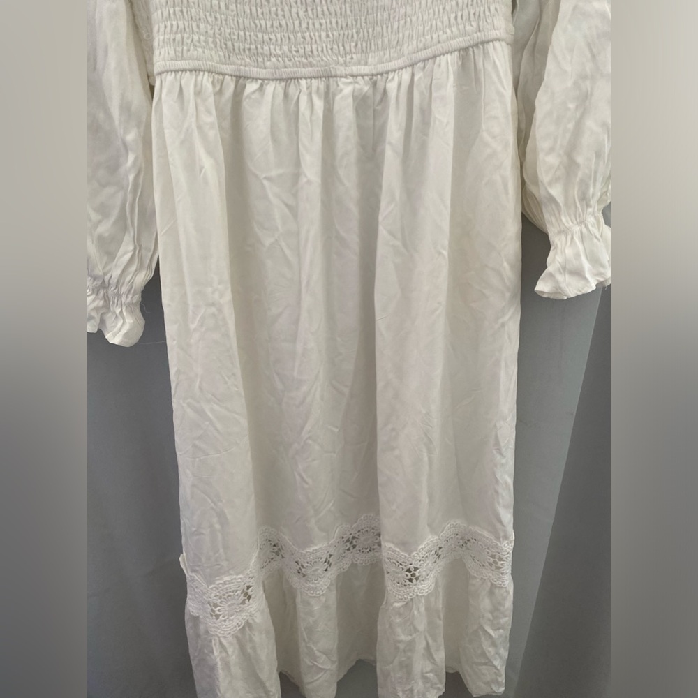 Lace trim maxi dress - Picture 8 of 10